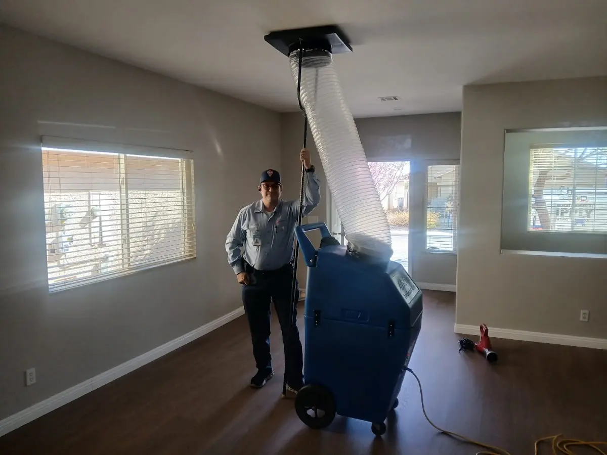 Professional Dryer Vent Cleaning work inside a Swanton home